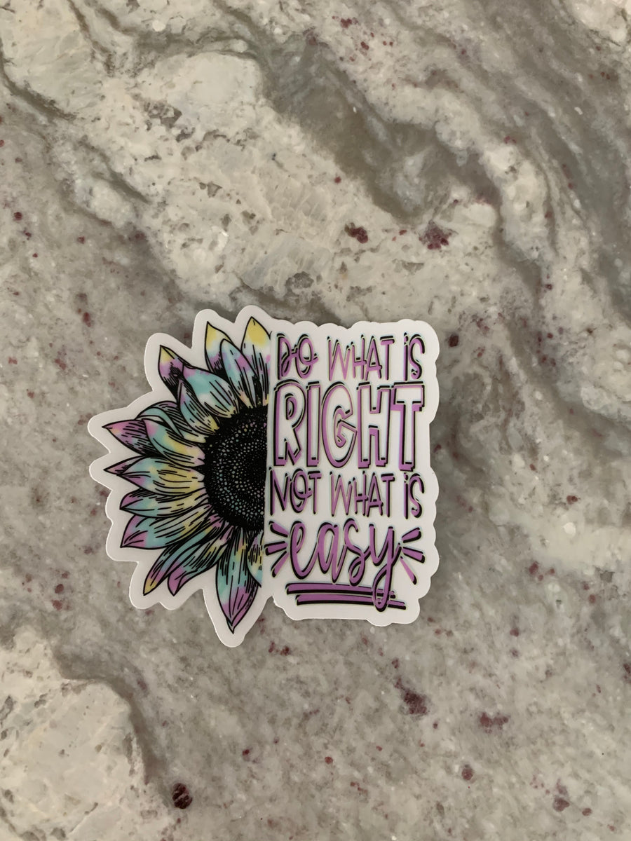 Do what is Right Sticker – Sunshine Mountain Co.